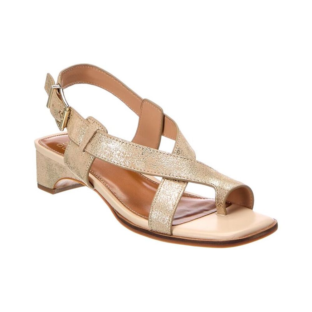Donald Pliner Charita Leather Sandal, Metallic